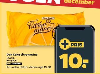 Netto Dan cake citronmåne tilbud