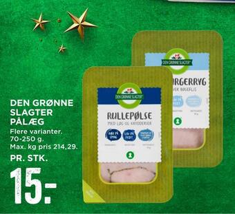 MENY Den grønne slagter pålæg tilbud