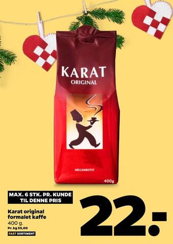 Netto Karat original formalet kaffe tilbud