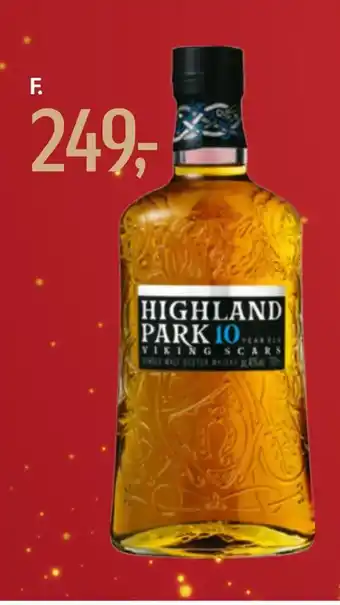 Føtex Higland park 10yo whisky tilbud