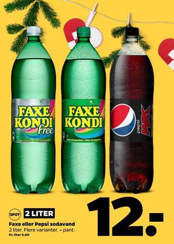 Netto Faxe eller pepsi sodavand tilbud