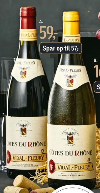 Føtex Vidal fleury côtes-du-rhône tilbud