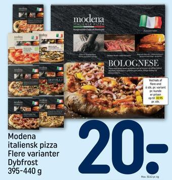 REMA 1000 Modena italiensk pizza tilbud