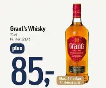Føtex Grant's whisky tilbud