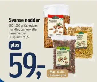 Føtex Svansø nødder tilbud