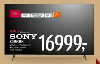 Føtex Sony kd85x85k tilbud
