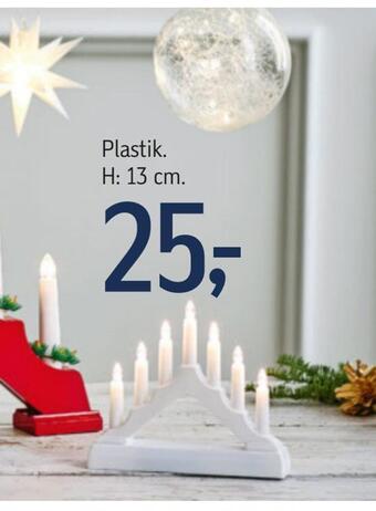 Føtex 7-armet lysestage tilbud