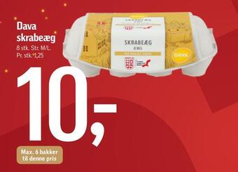 Føtex Dava skrabeæg tilbud