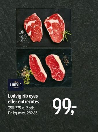 Føtex Ludvig rib eyes eller entrecotes tilbud