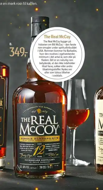 Føtex The real mccoy 12yo rom tilbud