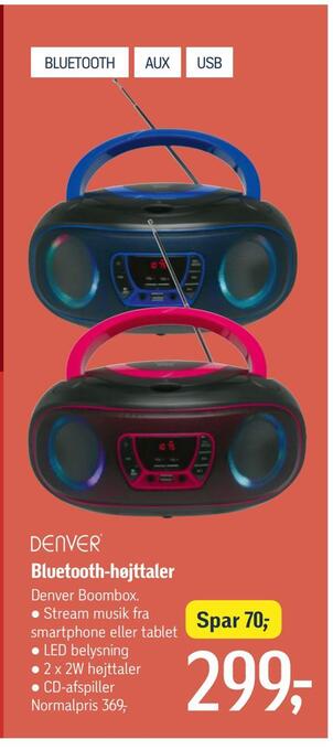 Føtex Bluetooth-højttaler tilbud