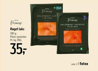Føtex Røget laks tilbud