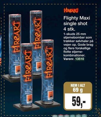 Harald Nyborg Flighty maxi single shot 4 stk. tilbud