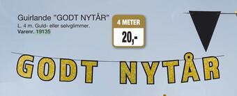 Harald Nyborg Guirlande "godt nytår" tilbud