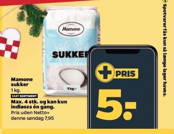 Netto Mamone Sukker tilbud