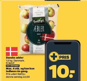 Netto Danske æbler tilbud