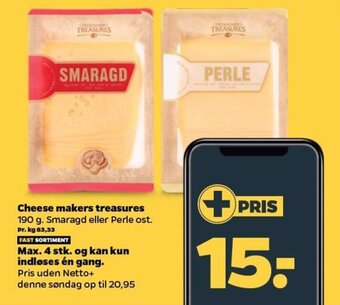 Netto Cheese Makers Treasures tilbud