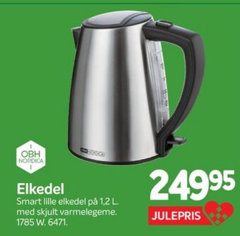 Din Isenkræmmer Obh nordica elkedel tilbud