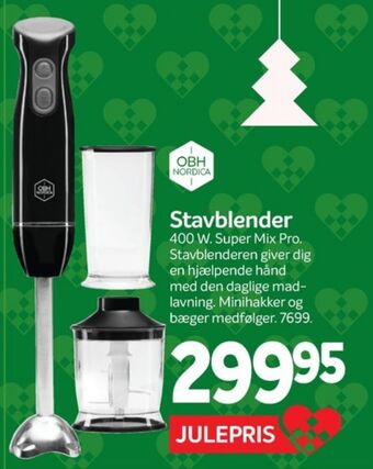 Din Isenkræmmer Obh nordica stavblender tilbud