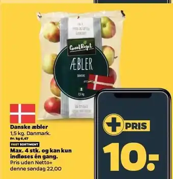 Danske æbler i pose