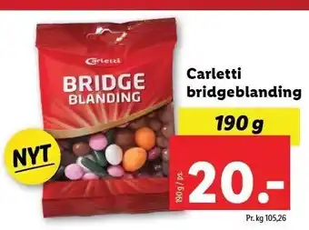 Lidl Carletti bridge blanding tilbud