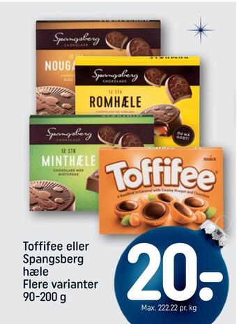 REMA 1000 Toffifee eller spangsberg hæle tilbud