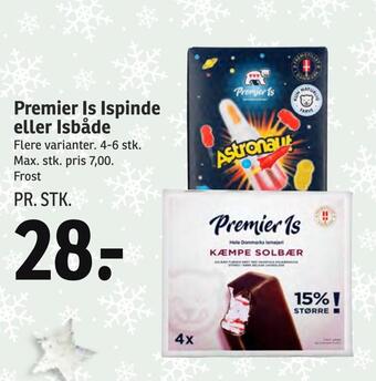 SPAR Premier is ispinde eller isbåde tilbud