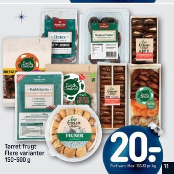 REMA 1000 Tørret frugt tilbud