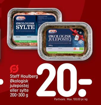 REMA 1000 Steff houlberg økologisk julepostej eller sylte tilbud