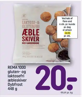 REMA 1000 Rema 1000 gluten- og laktosefri æbleskiver tilbud