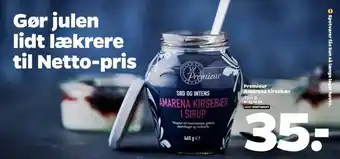 Netto Premieur amarena kirsebær tilbud