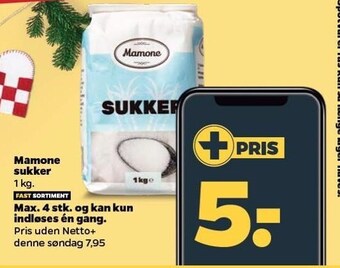 Netto Mamone sukker tilbud