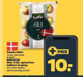Netto Danske æbler tilbud