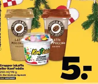 Netto Gropper iskaffe el. konf'eddie tilbud