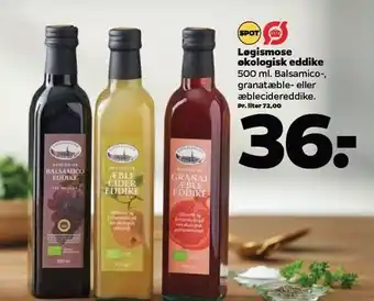 Økologisk eddike