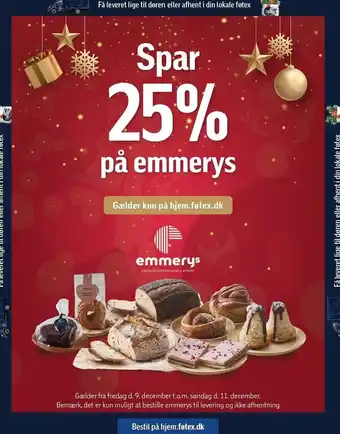 Spar 25% på emmerys