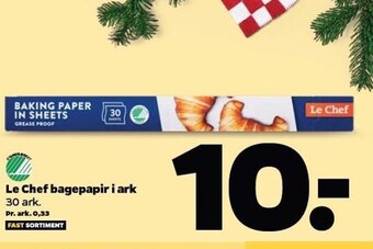 Le chef bagepapir i ark