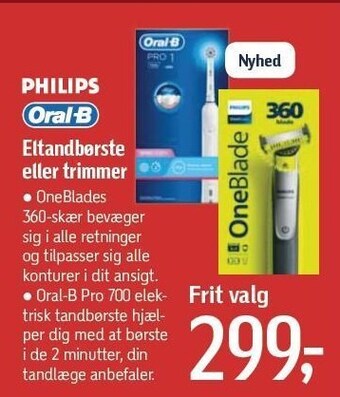 Føtex Eltandbørste el. trimmer tilbud