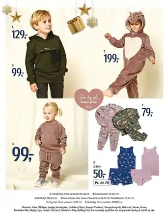 Føtex Børnetøj marked tilbud