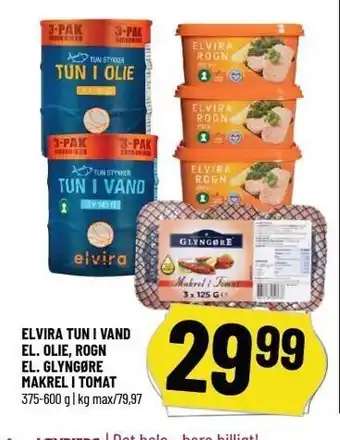Løvbjerg Elvira tun eller glyngøre makrel i tomat tilbud