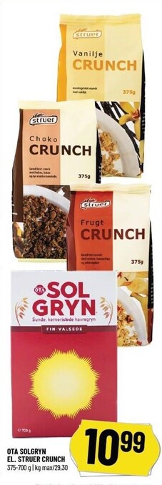 Løvbjerg Ota solgryn el. struer crunch tilbud