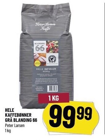 Løvbjerg Hele kaffebønner grå blanding 66 tilbud