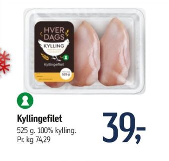 Føtex Hverdags kyllingebrystfilet tilbud