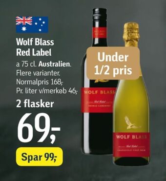Føtex Ukendt australsk hvidvin tilbud