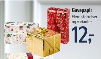 Føtex Ukendt gavepapir tilbud