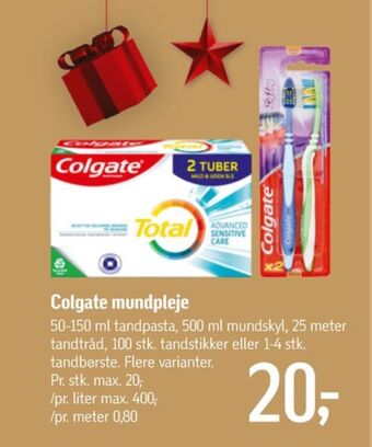 Føtex Colgate tandpasta tilbud