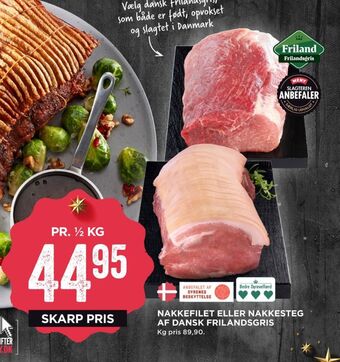 MENY Friland frilandsgris nakkefilet tilbud