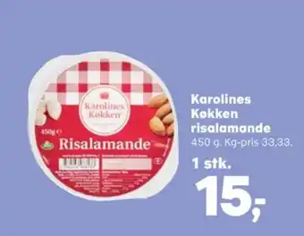 SuperBrugsen Karolines risalamande tilbud