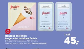 SuperBrugsen Hansens isvafler tilbud