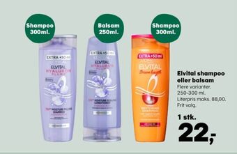 SuperBrugsen Elvital shampoo tilbud